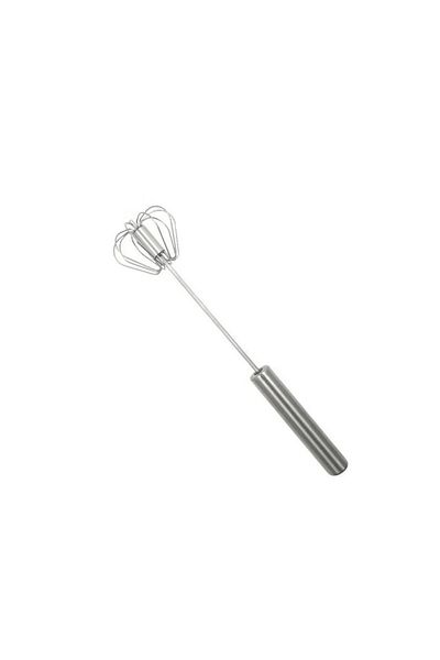 OEM Semi-automatic egg whisk, stainless steel, 26 cm, silver