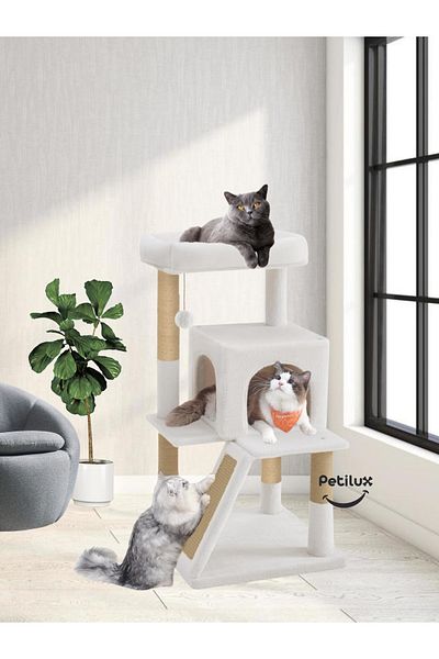 Petilux Decorative Cat Scratching House with Terrace