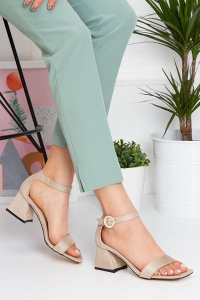 derithy Jasen Heeled Shoes-Ten Suede-Byc1403