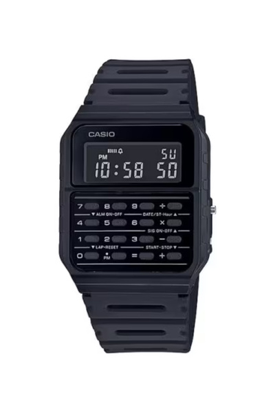 Casio ساعة كاسيو الرقمية للجنسين بمينا أسود - CA-53WF-1BDF