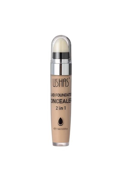 OEM Fond de Ten Lichid si Concealer 2 in 1, Ushas, Neutru, Capacitate 7.5 ml