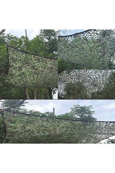 OEM Panza de Umbrire CAMOUFLAGE Verde 3x2m