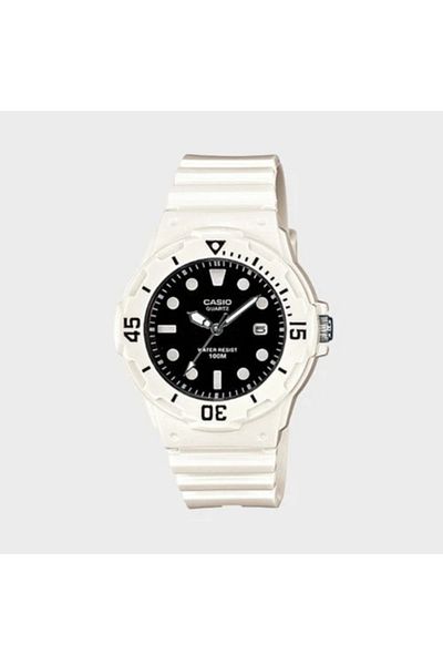 Casio ساعة كاسيو النسائية التناظرية ذات الميناء الأسود - LRW-200H-1B