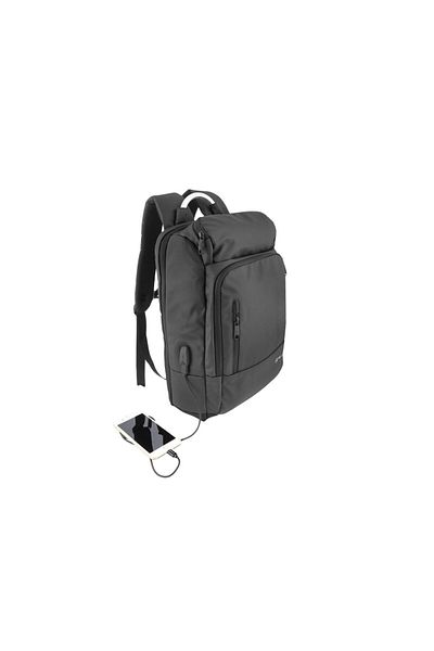 TELLUR Business L Laptop Backpack, With Usb Port, 17.3", Black