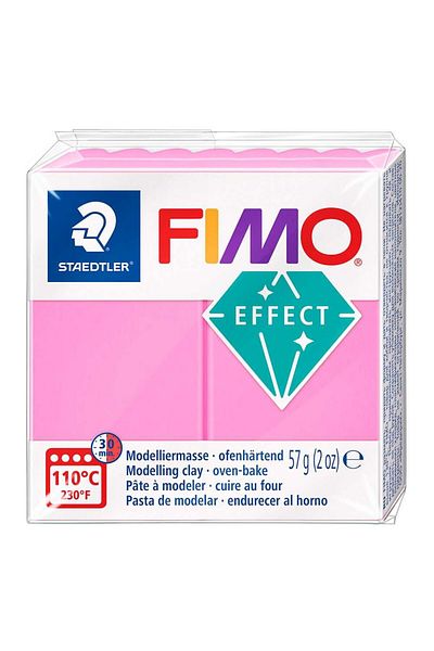 Bafimo FIMO Effect Modeling Clay 57g Bright neon pink Neon