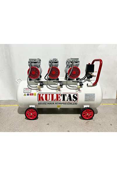 Kuletaş Süper Sessiz Yağsız Kompresör 100 lt 3hp