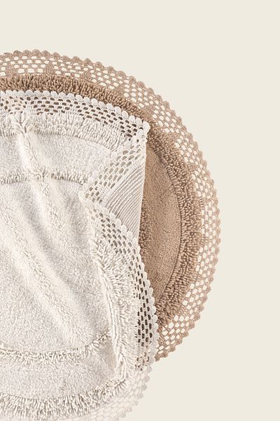 İrya Moon 100% Cotton Bath Mat Mocha120X120