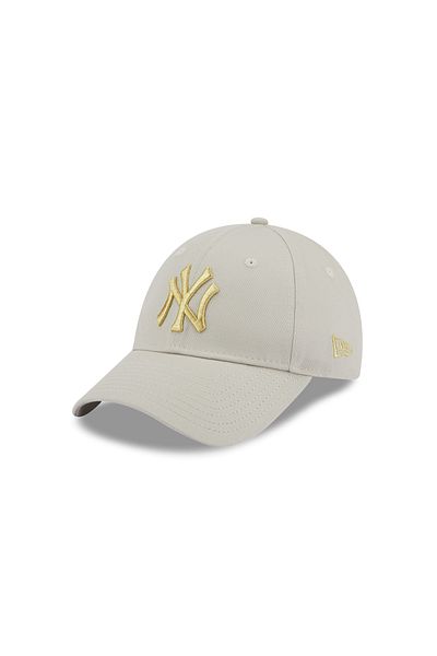 NEW ERA Female Wmns Metallic Logo 9Forty Unisex Beige Casual Hat
