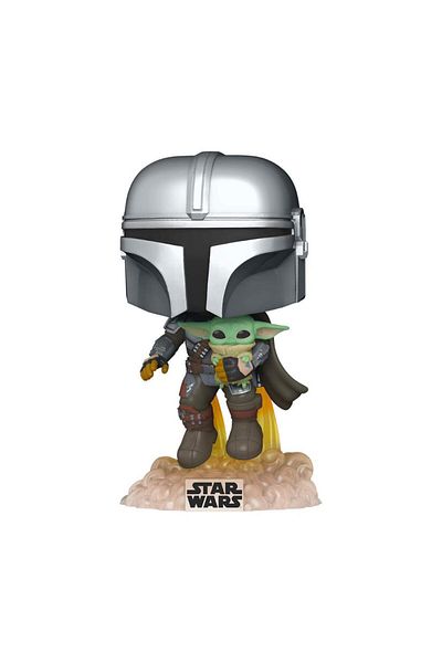 Funko بوب! مجسم ماندالوريان وجروغو - حرب النجوم 402 مع حقيبة الظهر
