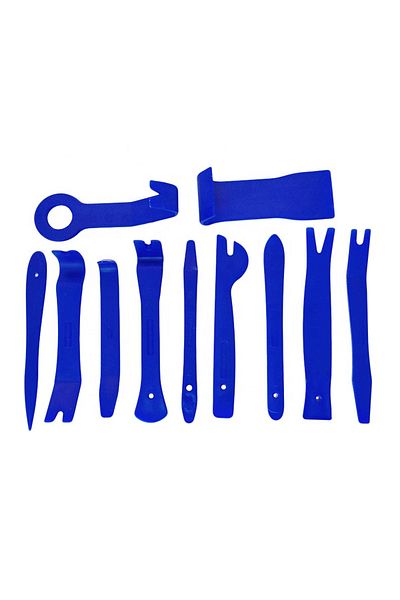 Aptel 11-piece car upholstery removal set, plastic, blue
