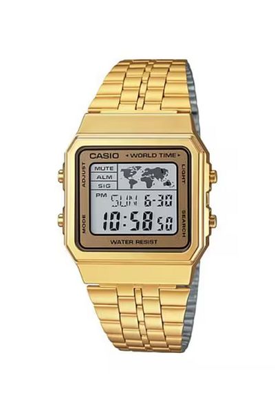 Casio ساعة كاسيو الرقمية للجنسين بمينا رمادي - A-500WGA-9DF