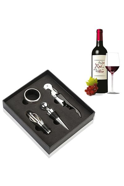 Aptel Wine accessories gift set, 4 items, black box
