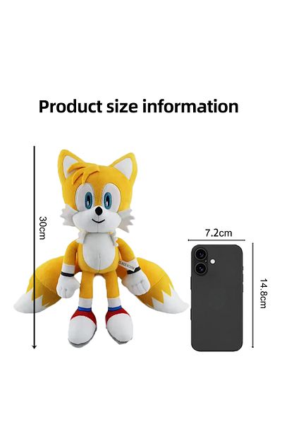 Choice suoni maorong 02 30CM High quality Sonic Plush Toy The Hedgehog Sonic Knuckles Tails Cute Cartoon So