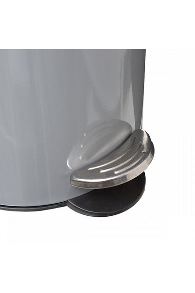 5FIVE Jaune Gri waste bin, metallic, 3 liters, 17 x 25 cm
