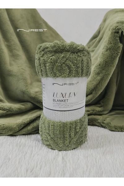 INREST Soft Blanket Luxurious Fur King Size 200x220 cm - Multi Color