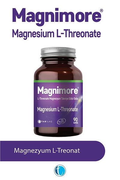 Magnimore Magnesium L-Threonate 90 Herbal Capsules Magnesium L-Threonate