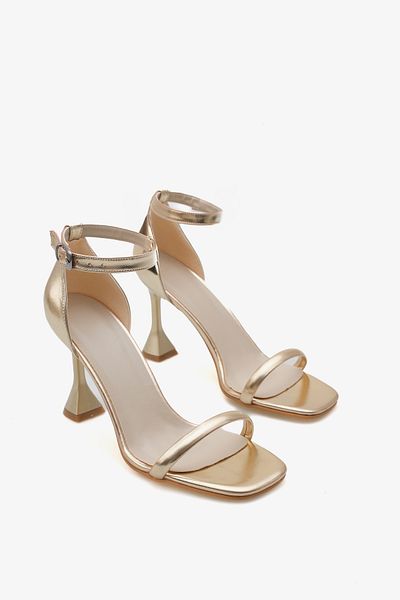 LOJO Women's Strappy Casual Heeled Shoes Lorves