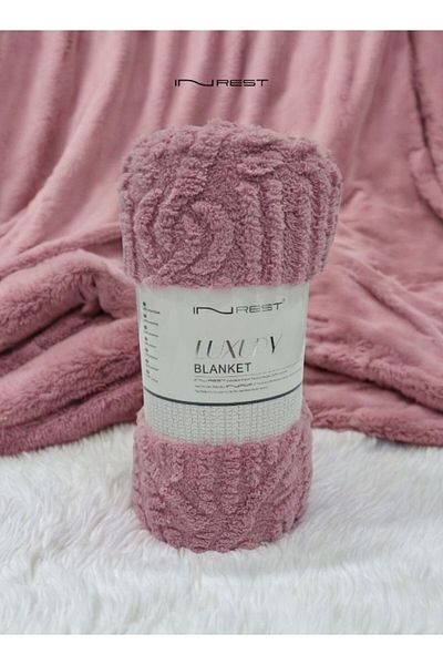INREST Soft Blanket Luxurious Fur Single Single Size 150x220 cm - Multi Color