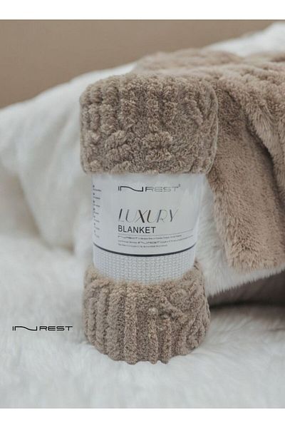INREST Soft Blanket Luxurious Fur King Size 200x220 cm - Multi Color