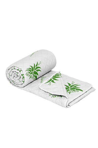 NufJoy Aloe Vera mattress protector, 140x200 cm, ultrasonic quilted microfiber