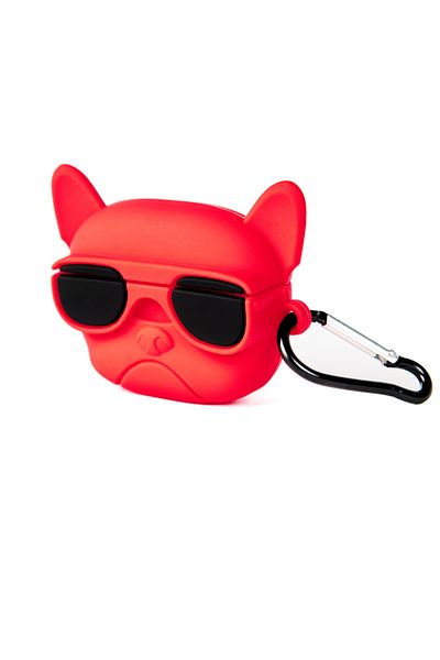 Famous Frenchie AirPods 3 protective case, red
