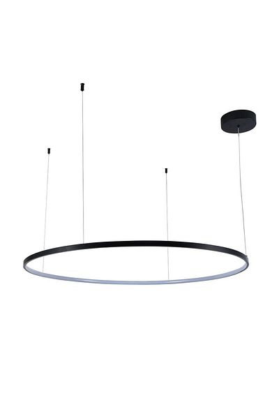 Ucandle Round LED Pendant Chandelier - Black, Diameter 100
