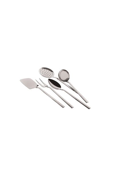 ÖZLİFE Özlife Asian Serving Set Set 5 Pieces Colander Spoon Ladle Set