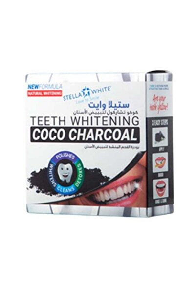 Stella White Coco Charcoal Teeth Whitening Powder – 40g | Natural Activated Charcoal