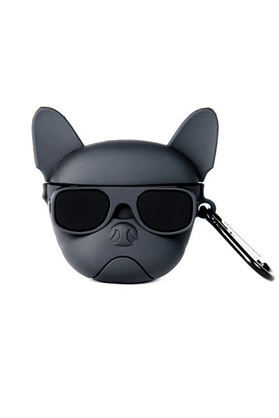 Famous Frenchie AirPods 3 protective case, black