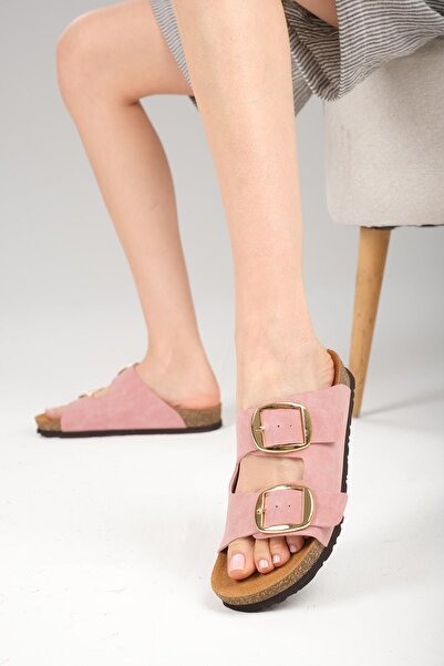 Mio Gusto Παντόφλες Ορθοπεδικής Σόλας Μανιταριού Ines Powder Color