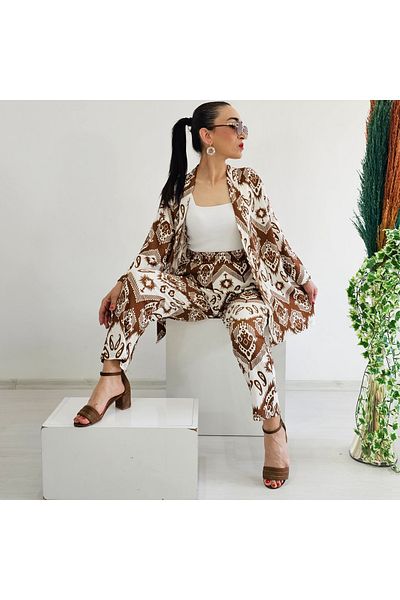 Altı Üstü Butik Комплект кимоно с тесни шарки