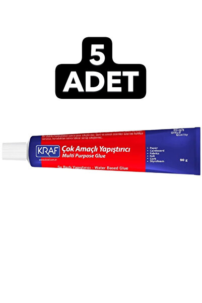 KRAF 795G Sıvı Yapıştırıcı 90 Gr 5 Adet