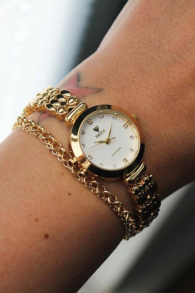 Fiesta Fs600904 Women's Wristwatch with Steel Cord