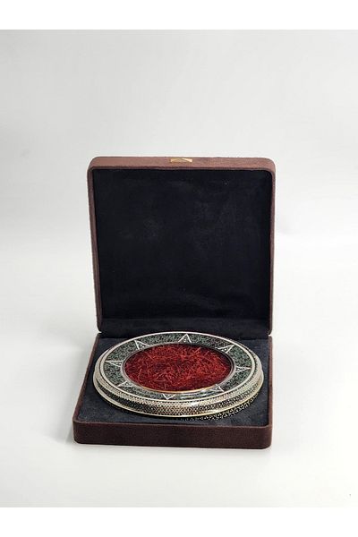 salman saffron Super Negin Safron 25 gm in Velvet Gift Box - Box Size 205x190x47 mm