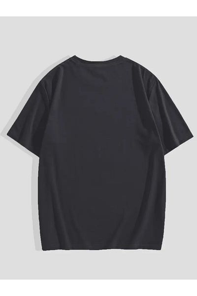 npLStore Unisex Sword Printed Oversize 100% Cotton T-Shirt