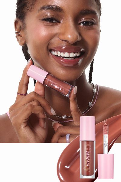 PERIPERA Lesk PERIPERA Ink Glasting Lip Gloss, který dodává rty plný a lesklý vzhled (9 Grow On You)