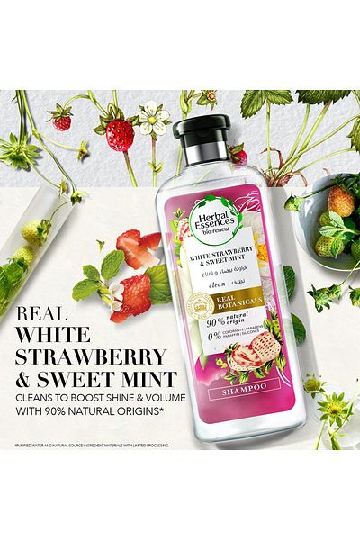 Herbal Essences Bio: Renew Clean White Strawberry & Sweet Mint Shampoo 400 ml
