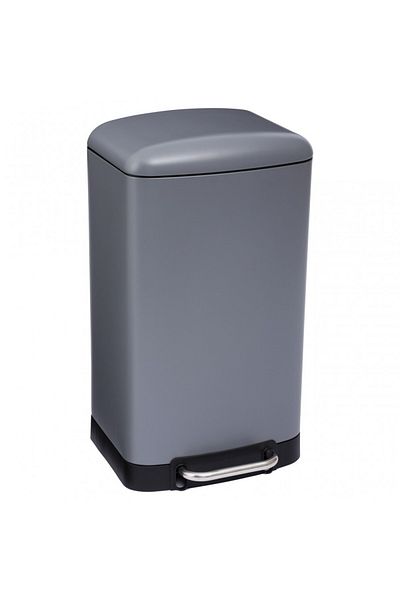 5FIVE Retro Line waste bin, Anthracite grey, 30 litres, with pedal, 34 x 32 x 61 cm, weight 4 KG