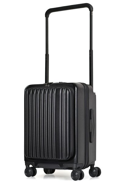 MORANO Morano Smart Cabin Luggage with Front and Back Pockets and 4 Spinner Wheels 20 Inch