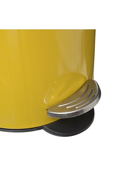 5FIVE Jaune waste bin, yellow, metallic, 3 liters, 17 x 25 cm