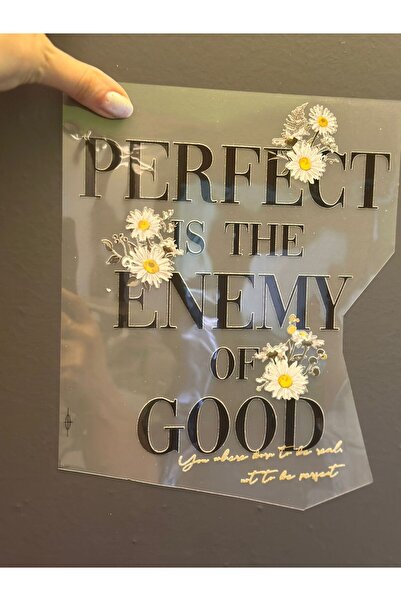 Gönülden Tasarım BACĂ DE TRANSFER PERFECTĂ CARE SE ADESĂ LA FIER DE FIER ARMA 20X18 CM