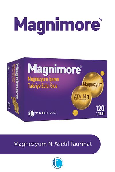 Magnimore Magnesium 120 Tablets N-Acetyl Taurinate