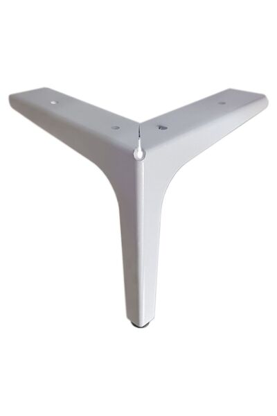 Adem Koç 15 cm Elegance Mobilier metalic de lux Picior de bază alb (4 buc.)
