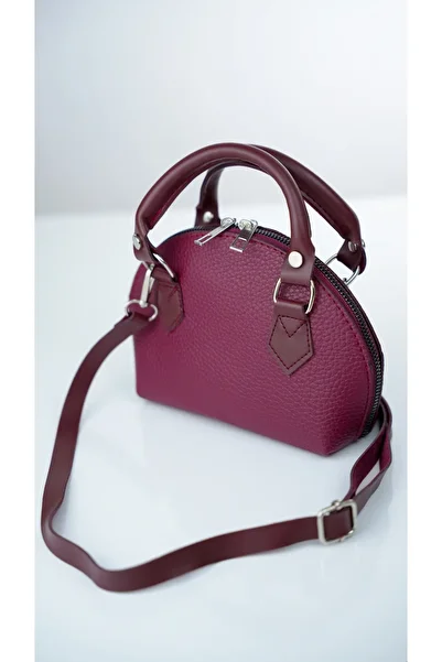 Tex Republic Women's Strap Leather Hand and Shoulder Bag New Season Stylish Design Width:20Cm Height:20Cm
