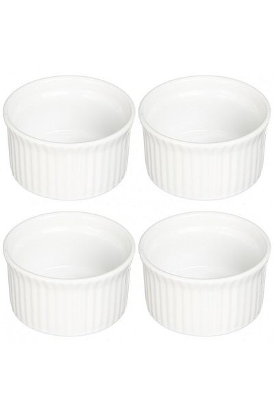5FIVE Set de 4 Ramekinuri 5FIVE, ceramice, 9 cm