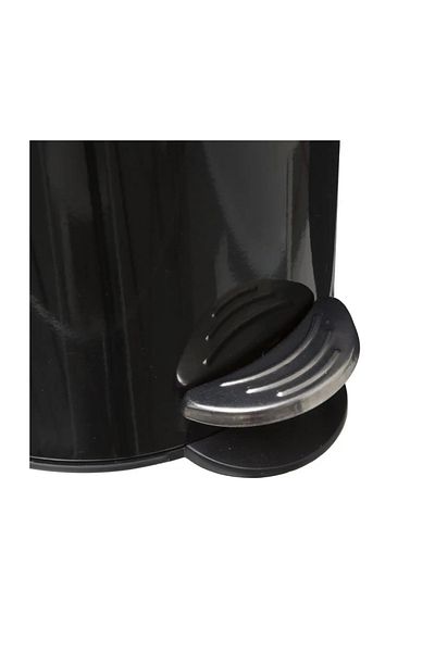 5FIVE Jaune Black waste bin, metal, 3 liters, 17 x 25 cm