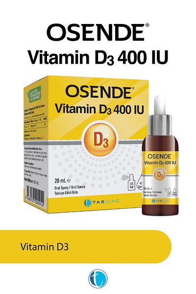 Osende Vitamin D3 400 Iu Drops 20 ml