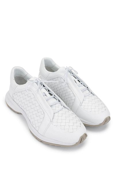 Tamer Tanca Men's Genuine Leather White Sneakers & Sports Shoes