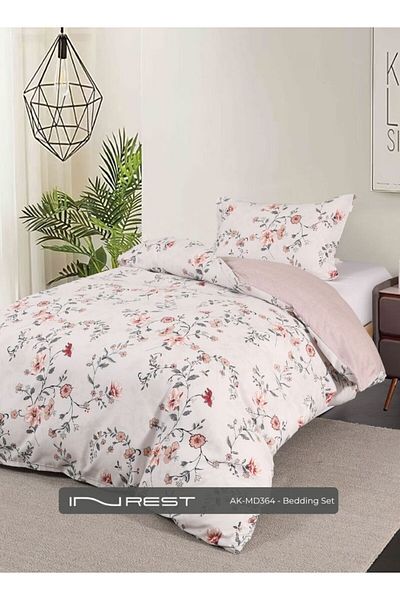 INREST طقم غطاء لحاف كاريبو (بدون حشو) مايكروفايبر 100% مقاس مفرد 160×230 سم - قطعتين