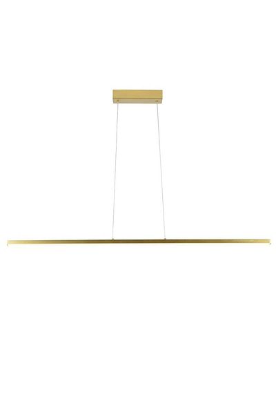 Ucandle Yellow LED Linear Pendant Light - Gold